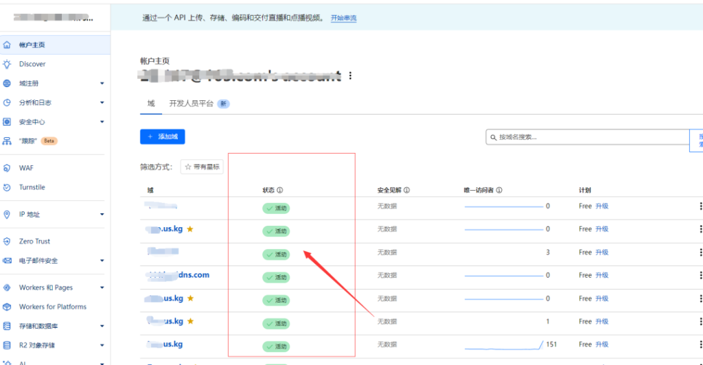 使用自己的域名解析到免费主机，并用FTP上传自己想要的网站源码。